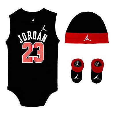 Nike BODY SET-3 JORDAN 23 JERSEY NEGRO ROJO BLANCO -023 Nike BODY SET-3 JORDAN 23 JERSEY NEGRO ROJO BLANCO -023
