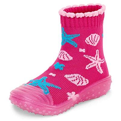 Sterntaler Adventure-Socks Sealife, Calcetín pantufla Niñas, Magenta, 28 Sterntaler Adventure-Socks Sealife, Calcetín pantufla Niñas, Magenta, 28