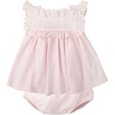 BABIDU Vestido Bebé Niña Verano Algodón 100% con Braguita, Volantes y Bordados, Diseño con Tirantes, Mangas Cortas o Sin Mangas, Estampados Florales y Cuadros Vichy, Jesusito Ideal para Días Soleados BABIDU Vestido Bebé Niña Verano Algodón 100% con Braguita, Volantes y Bordados, Diseño con Tirantes, Mangas Cortas o Sin Mangas, Estampados Florales y Cuadros Vichy, Jesusito Ideal para Días Soleados