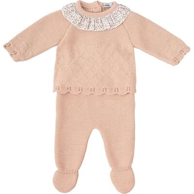 BABIDU Conjunto Punto Bebé Niña Dos Piezas, Tejido Suave y Cálido, Ideal para Recién Nacido, Comodidad y Estilo para el Día a Día BABIDU Conjunto Punto Bebé Niña Dos Piezas, Tejido Suave y Cálido, Ideal para Recién Nacido, Comodidad y Estilo para el Día a Día