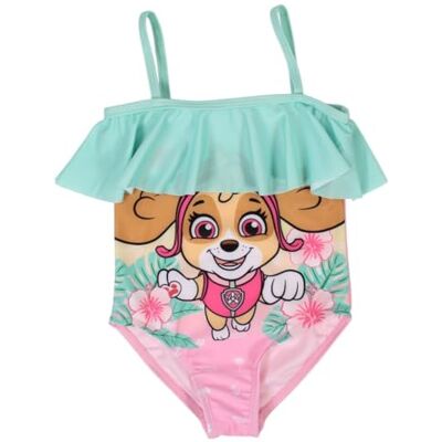Disney Paw Patrol, Bañador de una Pieza, Niña, Niños (de 3 a 8 años), Body, Rashguard, Bikini, Bañador, Piscina, Playa, Natación, Verano, Modelo , Vert Disney Paw Patrol, Bañador de una Pieza, Niña, Niños (de 3 a 8 años), Body, Rashguard, Bikini, Bañador, Piscina, Playa, Natación, Verano, Modelo , Vert