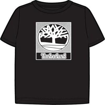 Timberland Camiseta para niño, Negro/Negro, 4 años Timberland Camiseta para niño, Negro/Negro, 4 años