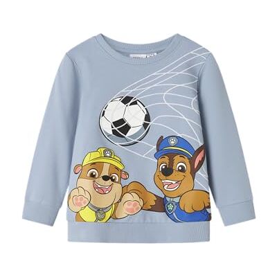 NAME IT Nmmjaako Paw Sweat UNB Cplg, Dusty Blue, 92 NAME IT Nmmjaako Paw Sweat UNB Cplg, Dusty Blue, 92