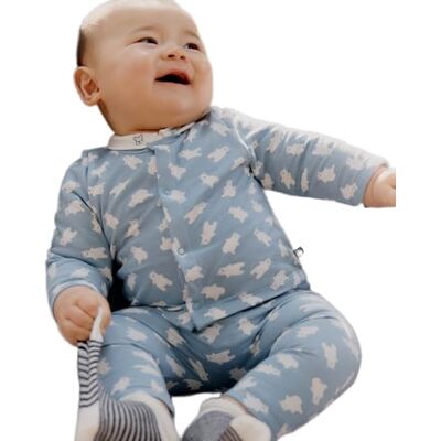 Petit Bateau Pequeño barco conjunto de 3 piezas bebé impreso oso y su cuerpo bordado cuello 01 ropa día mixta bebé (paquete de 1), azul multicolor, 1 meses Petit Bateau Pequeño barco conjunto de 3 piezas bebé impreso oso y su cuerpo bordado cuello 01 ropa día mixta bebé (paquete de 1), azul multicolor, 1 meses