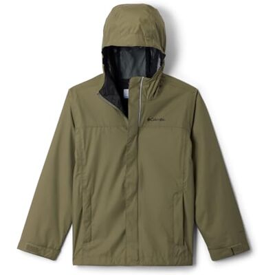 Columbia Watertight 2 Jacket, Chaqueta impermeable para la lluvia Niños, Verde Piedra, 128 Columbia Watertight 2 Jacket, Chaqueta impermeable para la lluvia Niños, Verde Piedra, 128