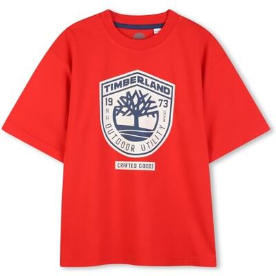 Timberland Camiseta Niño Rojo 12 Años Timberland Camiseta Niño Rojo 12 Años