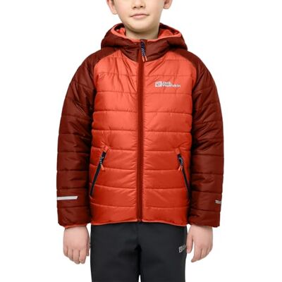 Jack Wolfskin ZENON JACKET K, Chaqueta niños unisex, coral orange, Jack Wolfskin ZENON JACKET K, Chaqueta niños unisex, coral orange,