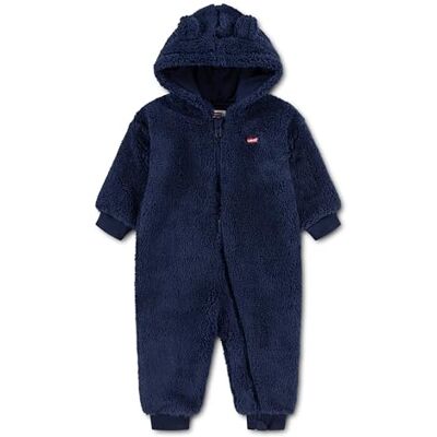 Levi's Mono de sherpa LVN Bear para bebé niño, Academia Naval, 24 meses Levi's Mono de sherpa LVN Bear para bebé niño, Academia Naval, 24 meses