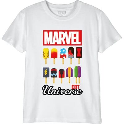 Marvel Camiseta, Blanco, 8 Años para Niños Marvel Camiseta, Blanco, 8 Años para Niños