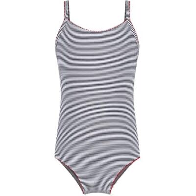 Petit Bateau A0CNT, traje de baño de 1 pieza Niñas, Azul/Blanco, 4 años Petit Bateau A0CNT, traje de baño de 1 pieza Niñas, Azul/Blanco, 4 años