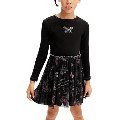 Desigual Girl Knit Dress Long Sleeve, Vestido Chicas, Desigual Girl Knit Dress Long Sleeve, Vestido Chicas,