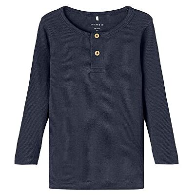 NAME IT Nmmkab LS Top Noos Manga Larga, Dark Sapphire, 116 cm para Niños NAME IT Nmmkab LS Top Noos Manga Larga, Dark Sapphire, 116 cm para Niños
