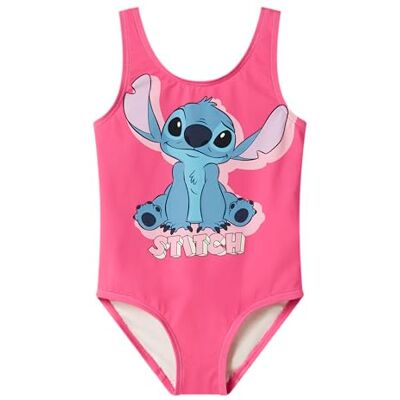 NAME IT Nmfmodina Stitch Wdi Traje de baño para niña, Carmine Rose., 98-104 NAME IT Nmfmodina Stitch Wdi Traje de baño para niña, Carmine Rose., 98-104