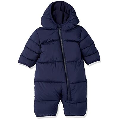 Amazon Essentials Traje de invierno unisex para bebés, resistente al agua, color azul marino oscuro, 0-3 meses Amazon Essentials Traje de invierno unisex para bebés, resistente al agua, color azul marino oscuro, 0-3 meses