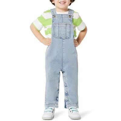 Amazon Essentials Peto Infantil Vaquero Suave y Elástico de Corte Estándar Unisex bebé, Lavado ligero a la piedra, 6-9 meses Amazon Essentials Peto Infantil Vaquero Suave y Elástico de Corte Estándar Unisex bebé, Lavado ligero a la piedra, 6-9 meses