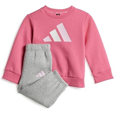 Adidas Unisex Bimbi 0-24 BIG LOGO ESSENTIALS JOGGER, pink fusion/clear pink/white, 6-9 Months Adidas Unisex Bimbi 0-24 BIG LOGO ESSENTIALS JOGGER, pink fusion/clear pink/white, 6-9 Months