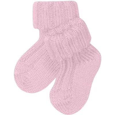FALKE Soft Rib Bootsock B So lana lisos 1 par, Calcetines Unisex bebé, Rosa Blossom 8440, 74-80 FALKE Soft Rib Bootsock B So lana lisos 1 par, Calcetines Unisex bebé, Rosa Blossom 8440, 74-80