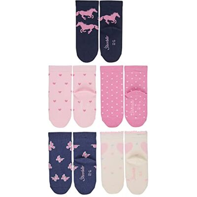 Sterntaler Söckchen 5er-Pack Mädchen, Medias Bebé-Niñas, Rosa, 18 Sterntaler Söckchen 5er-Pack Mädchen, Medias Bebé-Niñas, Rosa, 18