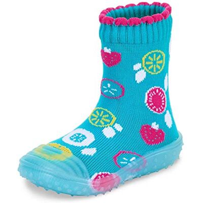 Sterntaler Adventure-Socks Früchte, Calcetín pantufla Niñas, Türkis, 28 Sterntaler Adventure-Socks Früchte, Calcetín pantufla Niñas, Türkis, 28