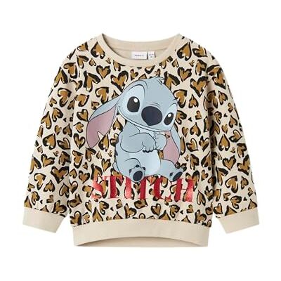 NAME IT Nmfjanni Stitch Nreg Sweat UNB Wdi para niña, Beige, 92 NAME IT Nmfjanni Stitch Nreg Sweat UNB Wdi para niña, Beige, 92