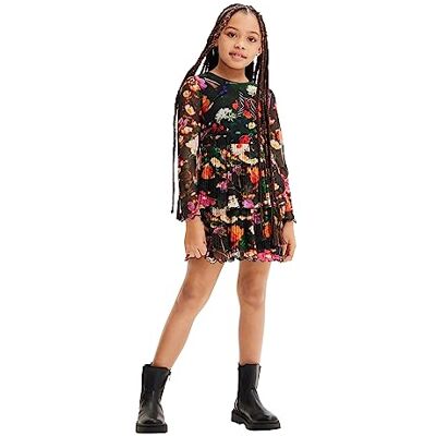 Desigual Vest_Mirta, Vestido Casual Chicas, Green, Desigual Vest_Mirta, Vestido Casual Chicas, Green,