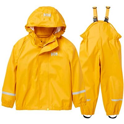 Helly Hansen Niños Unisex K Bergen 2.0 Pu Set de lluvia, Amarillo Esencial, 7 Helly Hansen Niños Unisex K Bergen 2.0 Pu Set de lluvia, Amarillo Esencial, 7