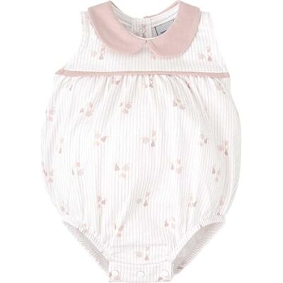 BABIDU Pelele Bebé Niña Modelo Fantasía, Pelele Sin Mangas con Cuello Bebé y Estampado Delicado, Cierre Inferior con Corchetes, Ropa Bebé Ligera y Suave Ideal para Climas Cálidos BABIDU Pelele Bebé Niña Modelo Fantasía, Pelele Sin Mangas con Cuello Bebé y Estampado Delicado, Cierre Inferior con Corchetes, Ropa Bebé Ligera y Suave Ideal para Climas Cálidos