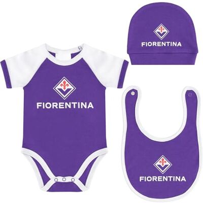 Only4fan srl ACF Fiorentina Conjunto completo para recién nacido, 6-9 meses Only4fan srl ACF Fiorentina Conjunto completo para recién nacido, 6-9 meses