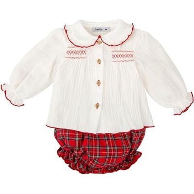 BABIDU Conjunto Bebé Niña Dos Piezas de Algodón, Diseño Suave y Transpirable, Ideal para Recién Nacido, Uso Diario BABIDU Conjunto Bebé Niña Dos Piezas de Algodón, Diseño Suave y Transpirable, Ideal para Recién Nacido, Uso Diario