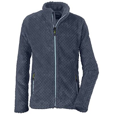 Killtec Girl's Chaqueta Teddy polar con cuello alto KOW 193 GRLS JCKT, dark aquaverde, 116, Killtec Girl's Chaqueta Teddy polar con cuello alto KOW 193 GRLS JCKT, dark aquaverde, 116,