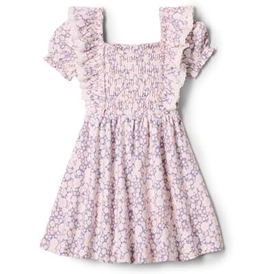 Amazon Essentials x Sofia Grainge Vestido de Punto Bordado para niña, Azul Marfil Delicado Floral, 3-6 Meses Amazon Essentials x Sofia Grainge Vestido de Punto Bordado para niña, Azul Marfil Delicado Floral, 3-6 Meses