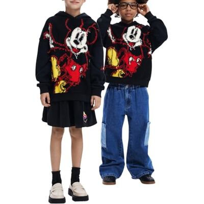 Desigual Sweat_Hello Mini Mick, 2000 Negro, 11/12 Desigual Sweat_Hello Mini Mick, 2000 Negro, 11/12