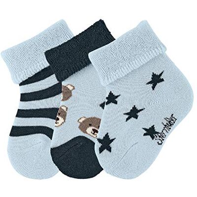 Sterntaler Calcetines, Bebé-Niños, Azul (Bleu 313), Recién Nacido (Tamaño del fabricante:14) Sterntaler Calcetines, Bebé-Niños, Azul (Bleu 313), Recién Nacido (Tamaño del fabricante:14)