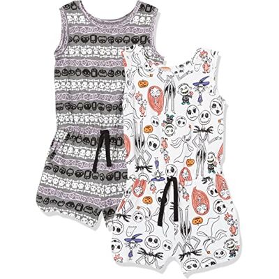 Amazon Essentials Disney Marvel Star Wars Frozen Princess Peleles sin Mangas de Punto Niña, Pack de 2, Gris Blanco Dibujos, 10 años Amazon Essentials Disney Marvel Star Wars Frozen Princess Peleles sin Mangas de Punto Niña, Pack de 2, Gris Blanco Dibujos, 10 años