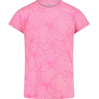 CMP Camiseta infantil de punto desgastado, Rosa neón, 98 CMP Camiseta infantil de punto desgastado, Rosa neón, 98