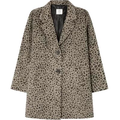 SPRINGFIELD Abrigo Animal Print, Gris, 9-10 SPRINGFIELD Abrigo Animal Print, Gris, 9-10