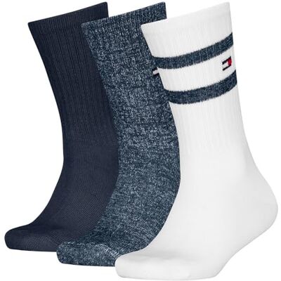 Tommy Hilfiger TH Kids Sock 3P SPORT, azul marino, 27-30 Tommy Hilfiger TH Kids Sock 3P SPORT, azul marino, 27-30