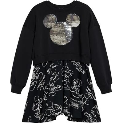 Desigual Vest_Mickey Sequins, 2000 Negro, 11/12 Desigual Vest_Mickey Sequins, 2000 Negro, 11/12