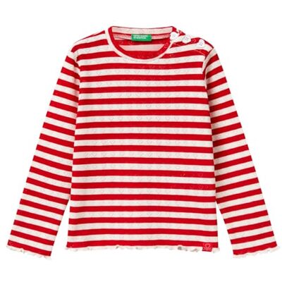 United Camiseta para niñas y niñas, Rojo, 1 año United Camiseta para niñas y niñas, Rojo, 1 año