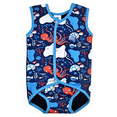 Splash About Baby Wrap neopreno, Under The Sea, 0-6 meses - Ropa de natación para bebés Splash About Baby Wrap neopreno, Under The Sea, 0-6 meses - Ropa de natación para bebés