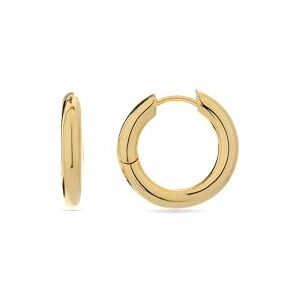 LUXENTER Aros para Mujer en Aleación de Metal Color Dorado Acabado en Oro Amarillo de 18k Cierre Criolla Tamaño 18 x 3,3 mm Diámetro 12 mm Modelo Sinem LUXENTER Aros para Mujer en Aleación de Metal Color Dorado Acabado en Oro Amarillo de 18k Cierre Criolla Tamaño 18 x 3,3 mm Diámetro 12 mm Modelo Sinem