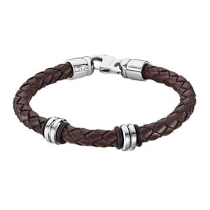 Lotus Pulsera Hombre Acero Inoxidable 316L Brazalete de Diseño Sofisticado, Confortable y Resistente al Agua Pulseras Hombre Marrón 220.00 mm Ideal para Regalo Lotus Pulsera Hombre Acero Inoxidable 316L Brazalete de Diseño Sofisticado, Confortable y Resistente al Agua Pulseras Hombre Marrón 220.00 mm Ideal para Regalo