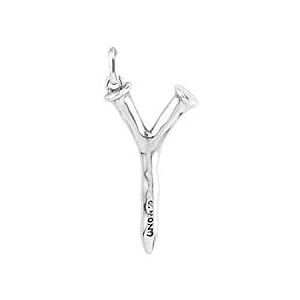 UNO de 50 Colgante En Aleación De Metales Bañado En Plata De Ley Con Forma De Letra Y UNO de 50 Colgante En Aleación De Metales Bañado En Plata De Ley Con Forma De Letra Y