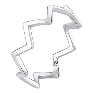 Elli Anillo Wishbone aniversario Mujer plata Plata Esterlina 925/1000 Elli Anillo Wishbone aniversario Mujer plata Plata Esterlina 925/1000