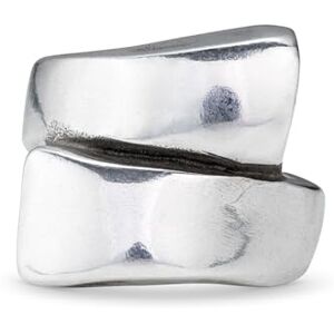 UNO de 50 Anillo Escalones En Aleación De Metales Con Baño De Plata De 15 Micras UNO de 50 Anillo Escalones En Aleación De Metales Con Baño De Plata De 15 Micras