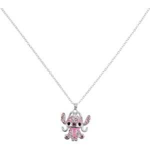 Disney Collar con colgante de piedra de ángel, talla única, Latón/base, No es una piedra preciosa Disney Collar con colgante de piedra de ángel, talla única, Latón/base, No es una piedra preciosa