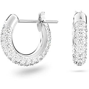 Swarovski Pendientes de aro Stone, Pavé, Pequeños, Blancos, Baño de rodio Swarovski Pendientes de aro Stone, Pavé, Pequeños, Blancos, Baño de rodio