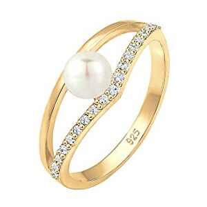 Elli Anillo solitario aniversario de mujer con plata Tamaño 12 Elli Anillo solitario aniversario de mujer con plata Tamaño 12