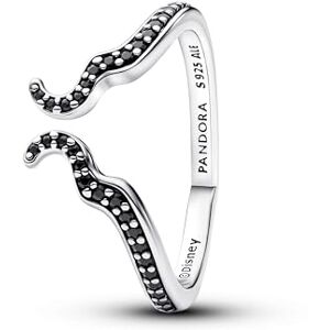 PANDORA Anillo de Plata para Mujer Disney Villains Maléfica 194333C01, 54/17,2, Plata esterlina, Cristal PANDORA Anillo de Plata para Mujer Disney Villains Maléfica 194333C01, 54/17,2, Plata esterlina, Cristal