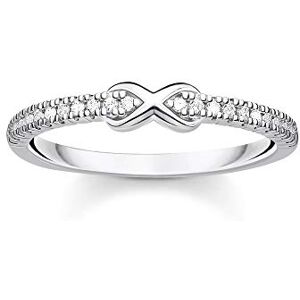 Thomas Sabo Anillo Infinito con piedras blancas plata de ley 925 Thomas Sabo Anillo Infinito con piedras blancas plata de ley 925